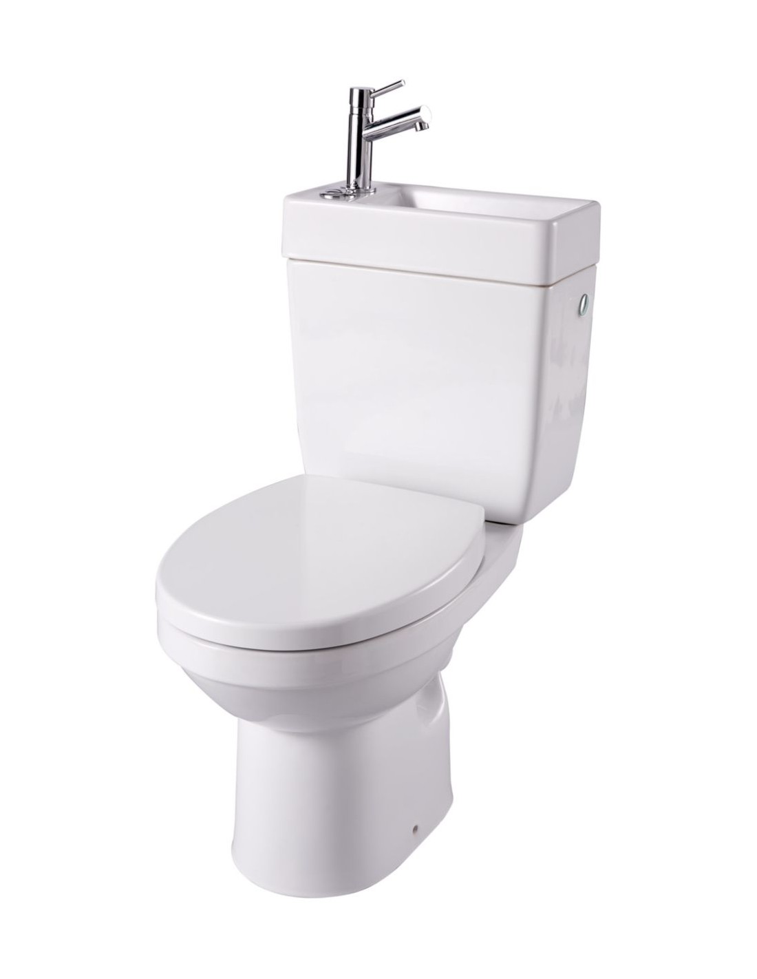 Pack WC sans bride avec lave-mains intégré Doppio 2 Alterna